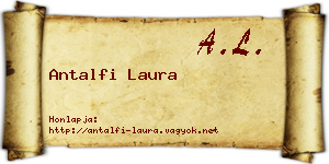 Antalfi Laura névjegykártya